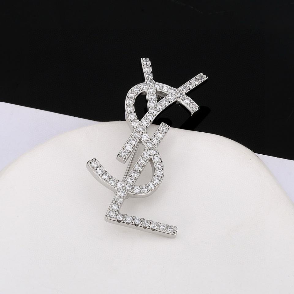 réplica,joyas,joyería,1:1,replica,fake,lujo,barato réplica,joyas,joyería,1:1,replica,fake,lujo,barato Yves Saint Laurent Broche Clásico Lujo (F6A5)