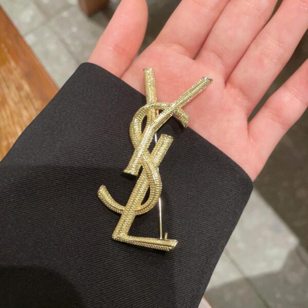 réplica,joyas,joyería,1:1,replica,fake,lujo,barato Yves Saint Laurent contador nuevo broche sincronizado (FD37)