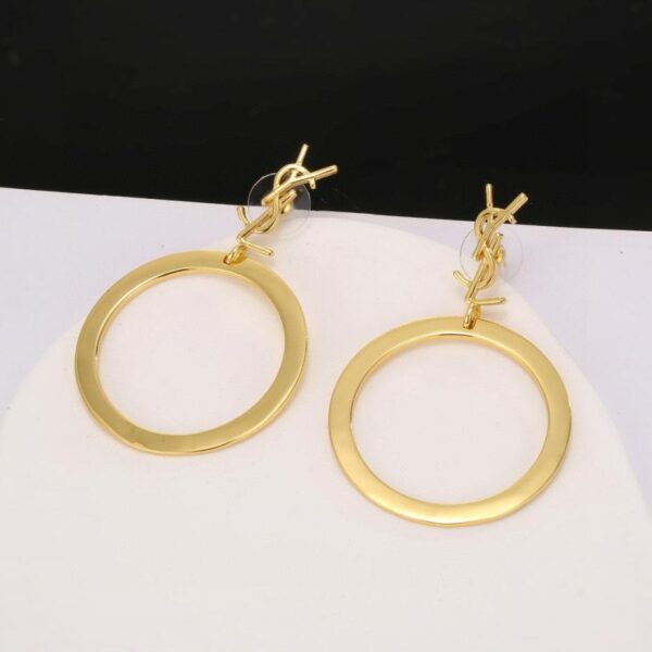 réplica,joyas,joyería,1:1,replica,fake,lujo,barato Pendientes de lujo clásicos Saint Laurent (7C87)