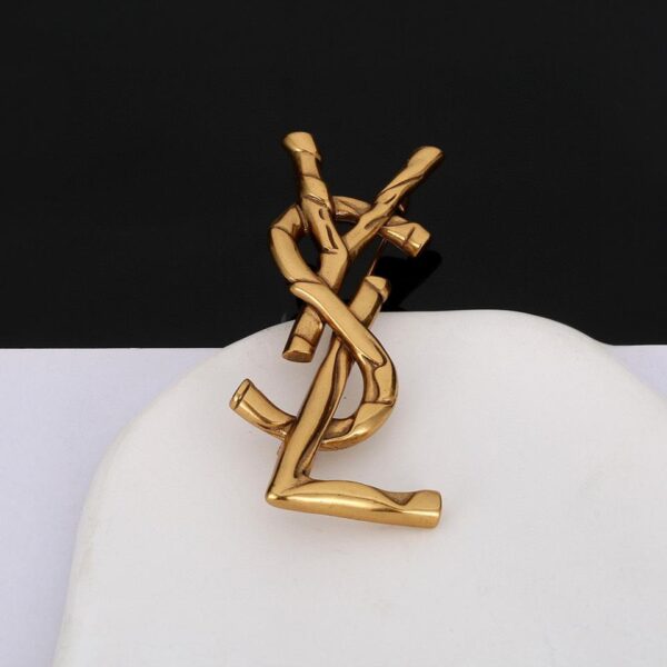 réplica,joyas,joyería,1:1,replica,fake,lujo,barato Yves Saint Laurent Broche Clásico Lujo (D84E)