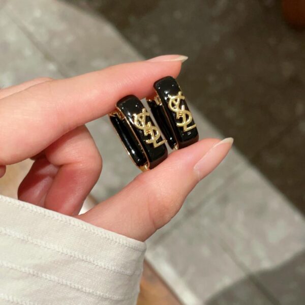 réplica,joyas,joyería,1:1,replica,fake,lujo,barato Pendientes nuevos de Yves Saint Laurent (B84C)