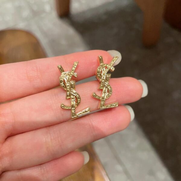 réplica,joyas,joyería,1:1,replica,fake,lujo,barato Pendientes nuevos Saint Laurent (E89E)