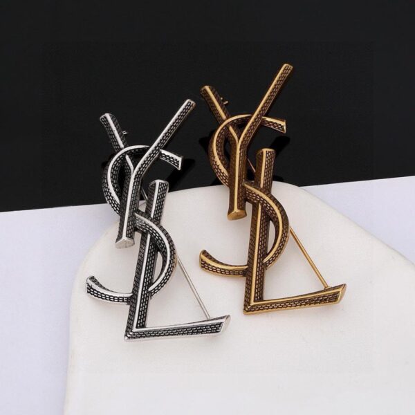 réplica,joyas,joyería,1:1,replica,fake,lujo,barato Yves Saint Laurent Broche Clásico Lujo (2E22)