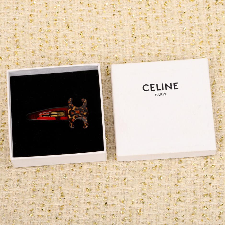 réplica,joyas,joyería,1:1,replica,fake,lujo,barato réplica,joyas,joyería,1:1,replica,fake,lujo,barato Pasador de pelo Celine tortuga