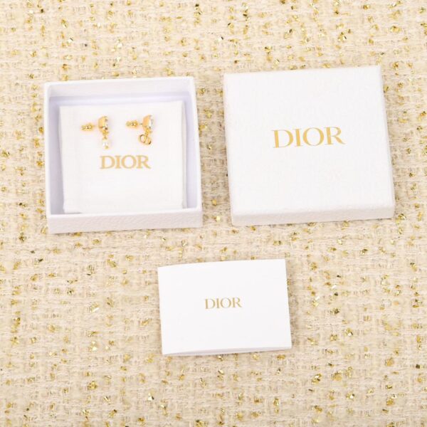 réplica,joyas,joyería,1:1,replica,fake,lujo,barato Broche Dior con cuentas cuadradas y letras huecas serie Miss D