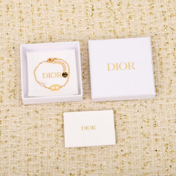 réplica,joyas,joyería,1:1,replica,fake,lujo,barato Dior anillo CD con perla y letra caída