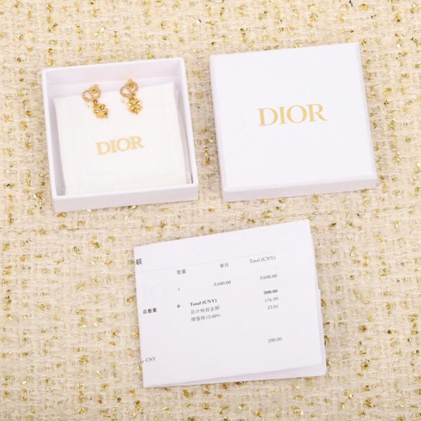 réplica,joyas,joyería,1:1,replica,fake,lujo,barato Pendientes Dior con perlas huecas grandes y pequeñas