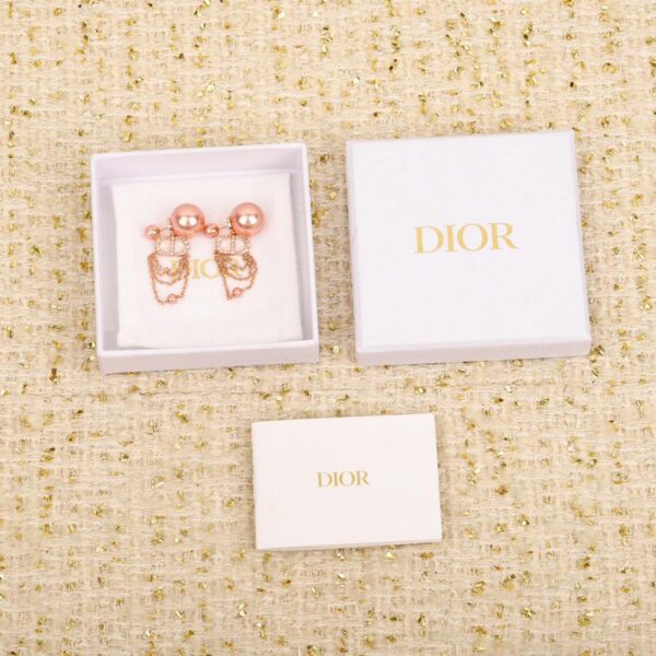 réplica,joyas,joyería,1:1,replica,fake,lujo,barato Pendientes Dior con borlas de perlas grandes y pequeñas