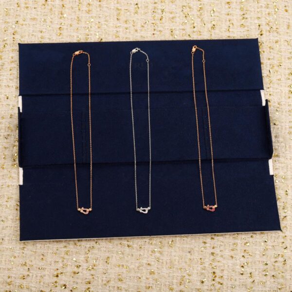 réplica,joyas,joyería,1:1,replica,fake,lujo,barato Collar de diamantes y barra de oro Celine