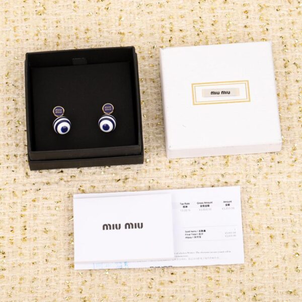 réplica,joyas,joyería,1:1,replica,fake,lujo,barato Pendientes Miu Miu