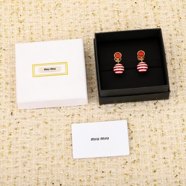 réplica,joyas,joyería,1:1,replica,fake,lujo,barato Pendientes Miu Miu