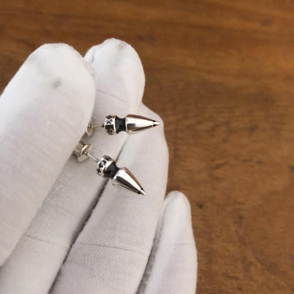 réplica,joyas,joyería,1:1,replica,fake,lujo,barato Corazones cromados balas gay