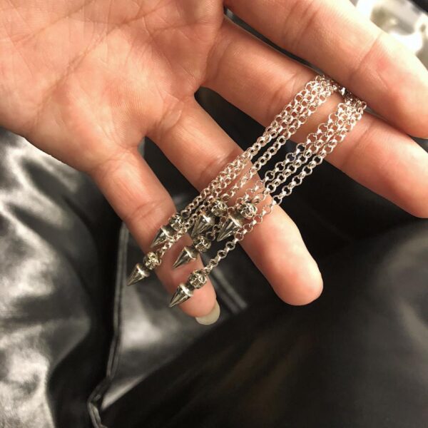 réplica,joyas,joyería,1:1,replica,fake,lujo,barato Anillo de eternidad con 22 piedras de corazones cromados