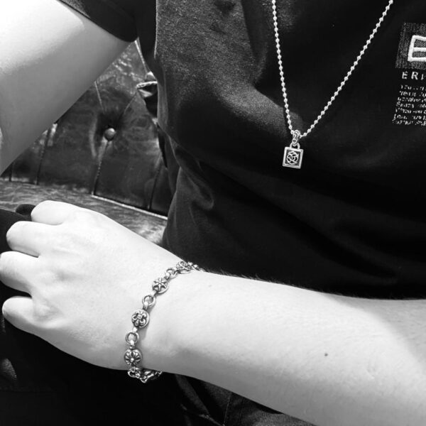 réplica,joyas,joyería,1:1,replica,fake,lujo,barato Pulsera de cuentas de seis elementos Chrome Hearts