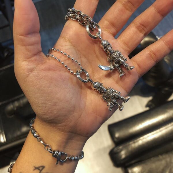 réplica,joyas,joyería,1:1,replica,fake,lujo,barato Chrome Corazones Daga Foti Esqueleto Soldado