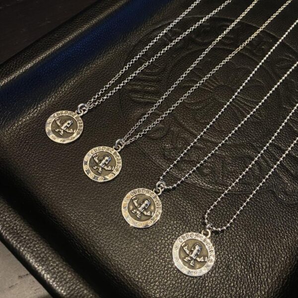 réplica,joyas,joyería,1:1,replica,fake,lujo,barato Collar con medallón Chrome Hearts Foti
