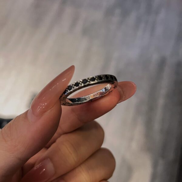 réplica,joyas,joyería,1:1,replica,fake,lujo,barato Anillo Chrome Hearts con diamantes azules de 3 mm