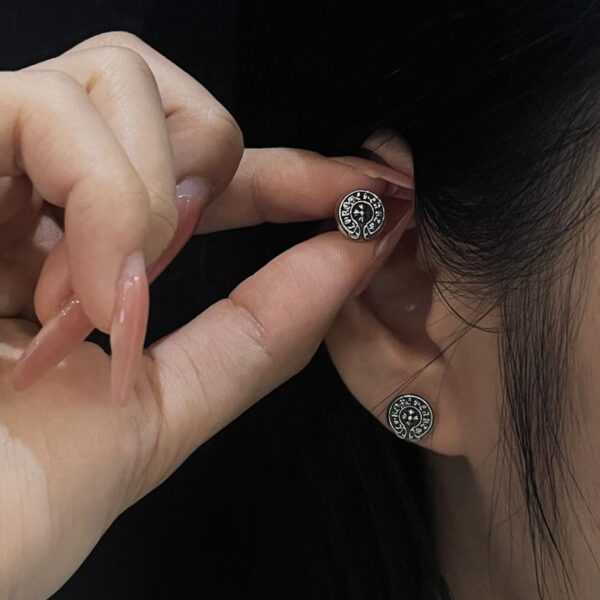 réplica,joyas,joyería,1:1,replica,fake,lujo,barato Pendientes de herradura Chrome Hearts