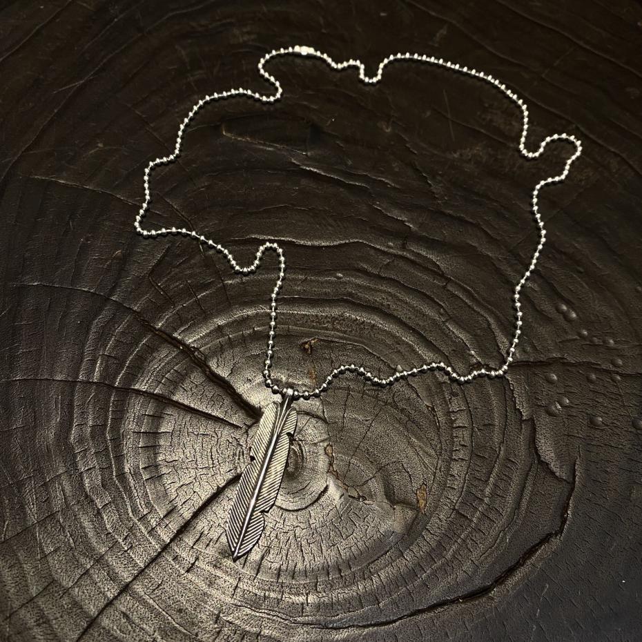 réplica,joyas,joyería,1:1,replica,fake,lujo,barato réplica,joyas,joyería,1:1,replica,fake,lujo,barato Collar Plumas Corazones Cromados