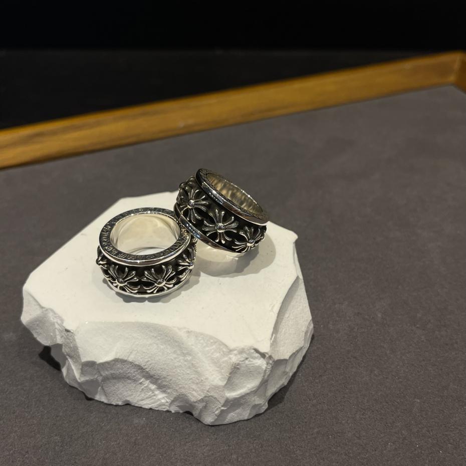 réplica,joyas,joyería,1:1,replica,fake,lujo,barato réplica,joyas,joyería,1:1,replica,fake,lujo,barato Anillo Giratorio Flor Cruz Corazones Cromados