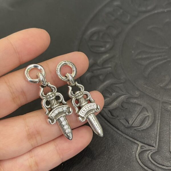 réplica,joyas,joyería,1:1,replica,fake,lujo,barato Anillo Cromo Corazones Nueva Piedra Espada Pequeña