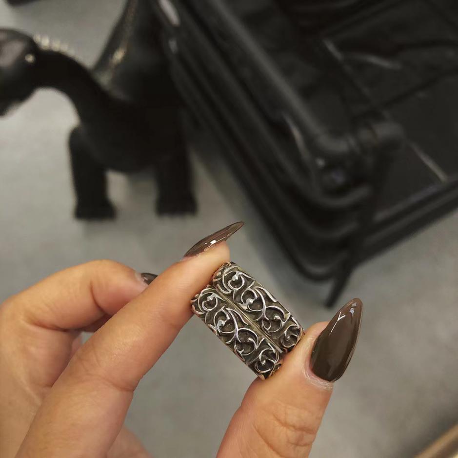 réplica,joyas,joyería,1:1,replica,fake,lujo,barato réplica,joyas,joyería,1:1,replica,fake,lujo,barato Anillo de vid eterna de corazones cromados