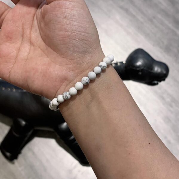 réplica,joyas,joyería,1:1,replica,fake,lujo,barato Pulsera de cuentas de ágata blanca Chrome Hearts