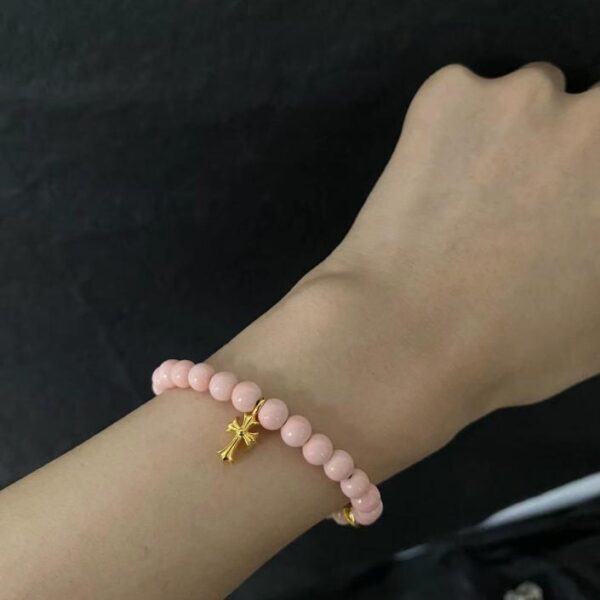 réplica,joyas,joyería,1:1,replica,fake,lujo,barato Pulsera Chrome Hearts concha rosa