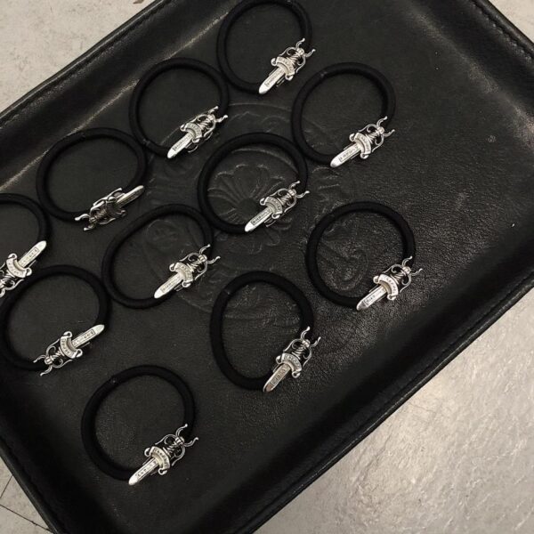 réplica,joyas,joyería,1:1,replica,fake,lujo,barato Chrome Hearts espada cuerda de pelo/pulsera de doble uso