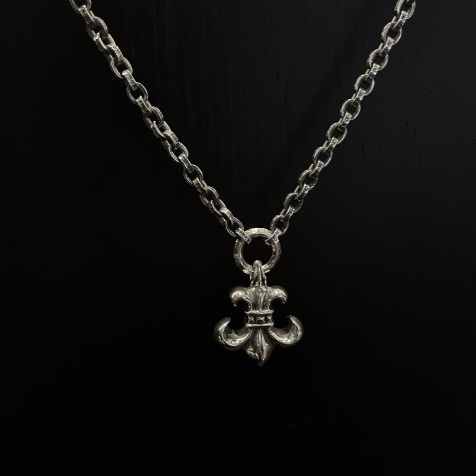réplica,joyas,joyería,1:1,replica,fake,lujo,barato réplica,joyas,joyería,1:1,replica,fake,lujo,barato Chrome Hearts Collar Integrado Flor Exploradora Chrome Hearts