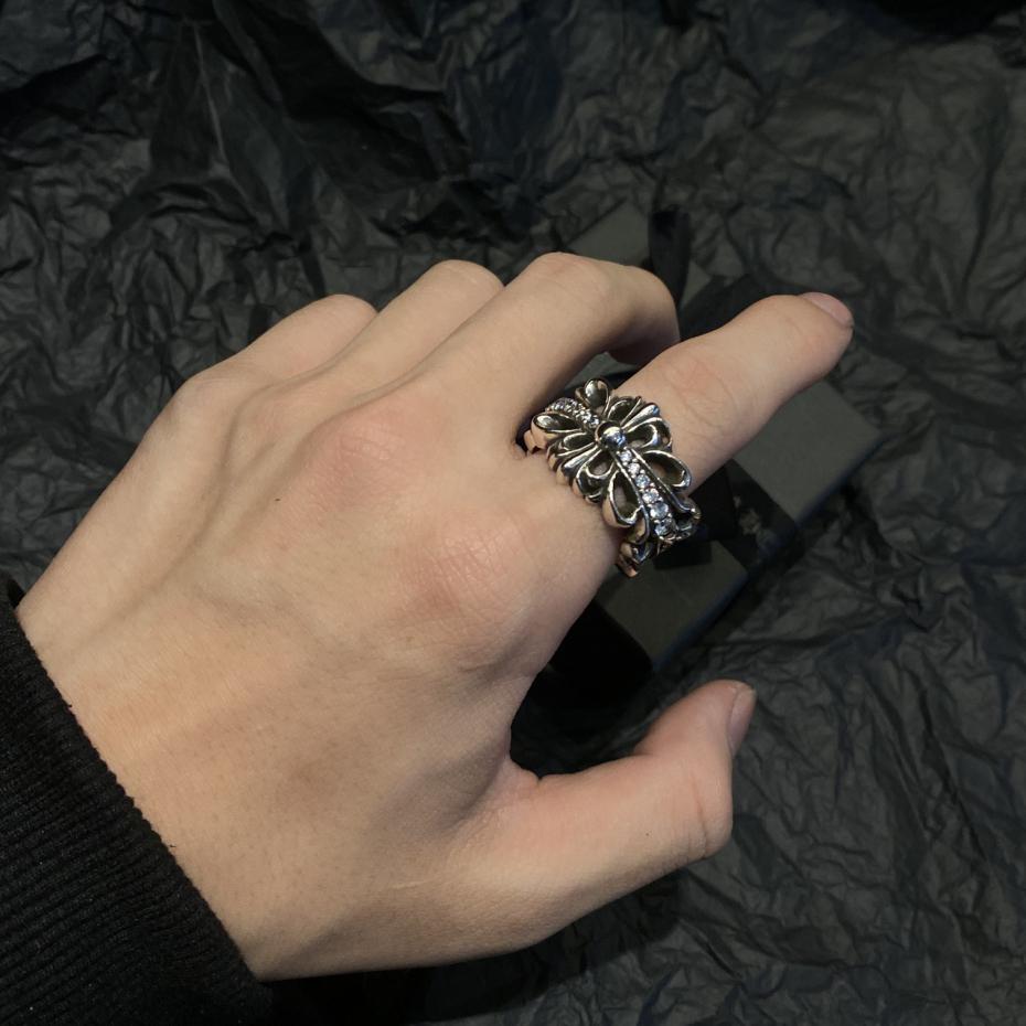 réplica,joyas,joyería,1:1,replica,fake,lujo,barato réplica,joyas,joyería,1:1,replica,fake,lujo,barato Anillo Chrome Hearts piedra iris