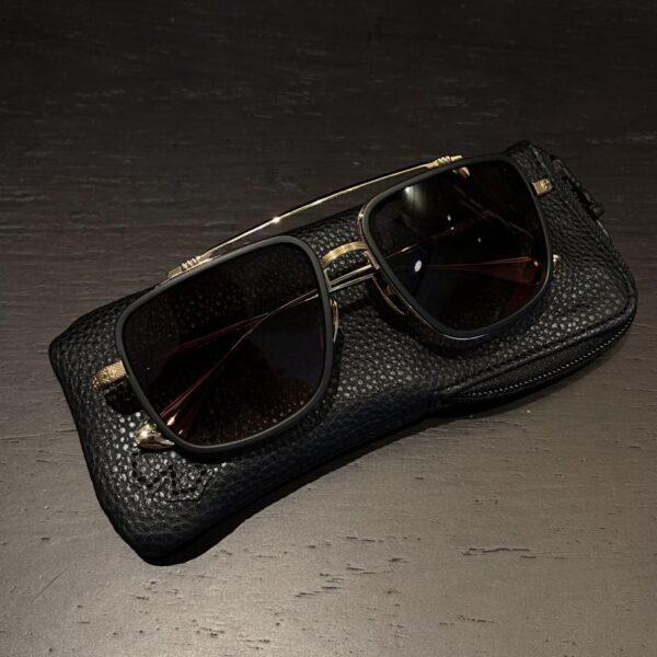 réplica,joyas,joyería,1:1,replica,fake,lujo,barato Chrome Hearts gafas de sol cuadradas marrones