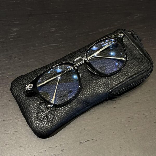 réplica,joyas,joyería,1:1,replica,fake,lujo,barato Gafas cromadas con flores cruzadas y corazones