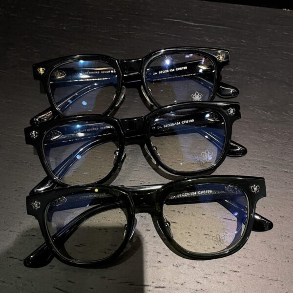 réplica,joyas,joyería,1:1,replica,fake,lujo,barato Gafas de montura completa con forma de flor exploradora y corazones cromados