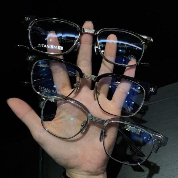 réplica,joyas,joyería,1:1,replica,fake,lujo,barato Gafas de media montura Chrome Hearts Scout