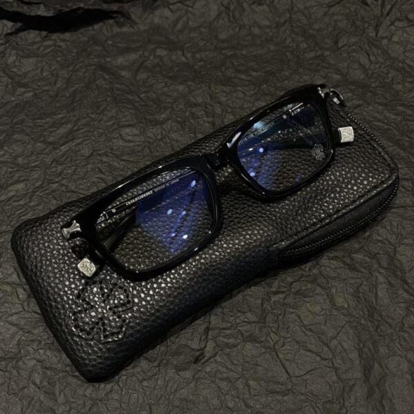 réplica,joyas,joyería,1:1,replica,fake,lujo,barato Gafas grabadas de metal Chrome Hearts