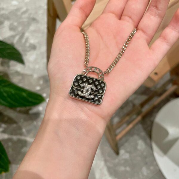 réplica,joyas,joyería,1:1,replica,fake,lujo,barato Bolso Chanel Collar con letra doble C (B05F)