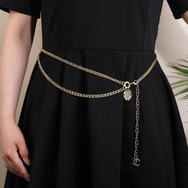 réplica,joyas,joyería,1:1,replica,fake,lujo,barato Collar de letras Chanel de segunda mano (FD7B)
