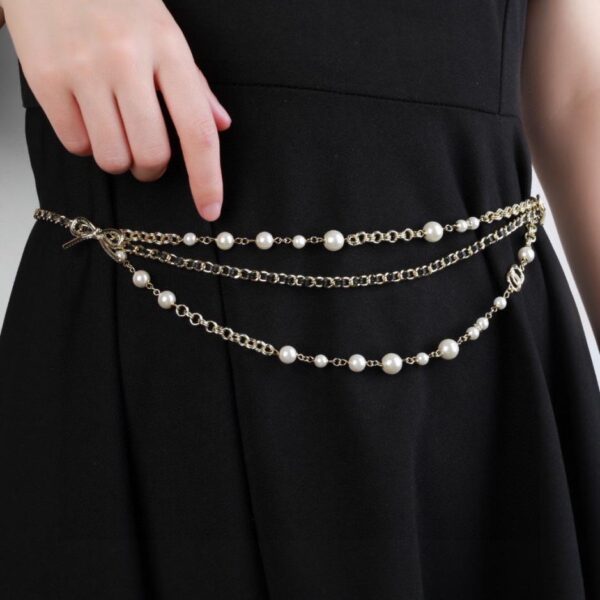 réplica,joyas,joyería,1:1,replica,fake,lujo,barato Cadena de cintura nuevo producto Chanel (A26B)