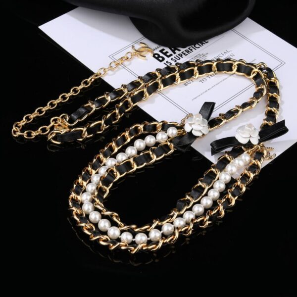 réplica,joyas,joyería,1:1,replica,fake,lujo,barato Nueva cadena de cintura Chanel (CAB4)