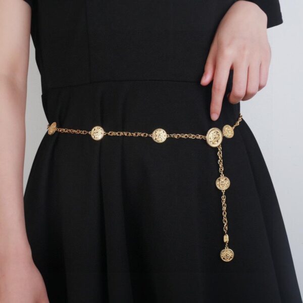 réplica,joyas,joyería,1:1,replica,fake,lujo,barato Placa de cintura nueva usada Chanel (2D53)