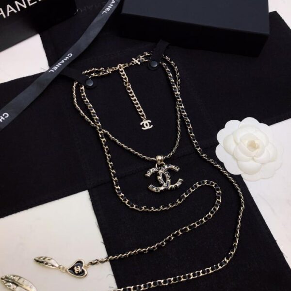 réplica,joyas,joyería,1:1,replica,fake,lujo,barato Chanel nuevo producto cadena de cintura con letras de perlas (AC6B)