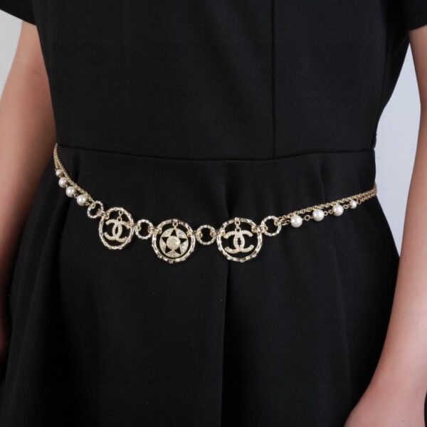 réplica,joyas,joyería,1:1,replica,fake,lujo,barato Cadena de cintura nueva estrella de Chanel (EBAA)