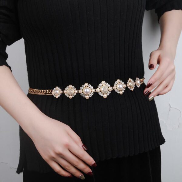 réplica,joyas,joyería,1:1,replica,fake,lujo,barato Nueva cadena de cintura Chanel (D185)