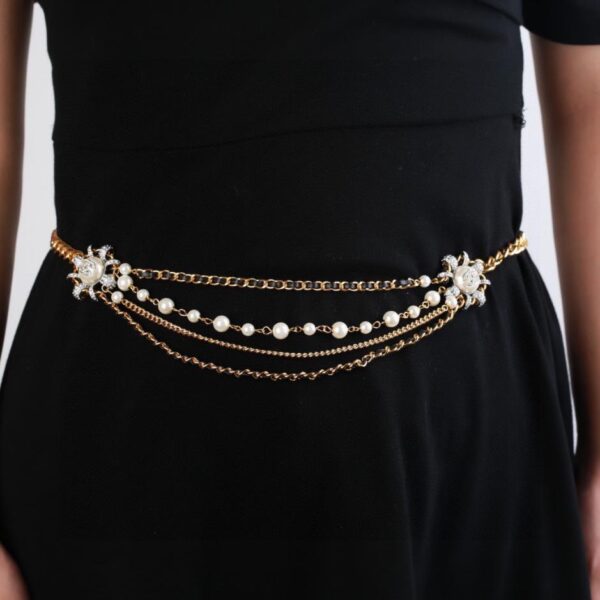 réplica,joyas,joyería,1:1,replica,fake,lujo,barato Cadena de cintura Chanel nuevo estilo (2AA6)