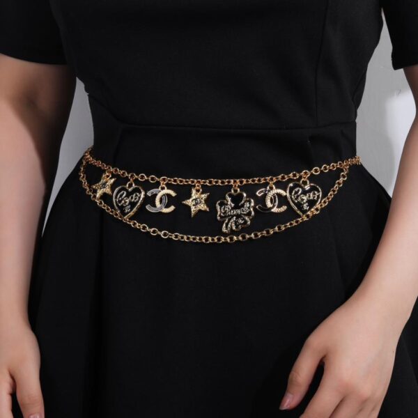 réplica,joyas,joyería,1:1,replica,fake,lujo,barato Nueva cadena de cintura Chanel (1C4F)