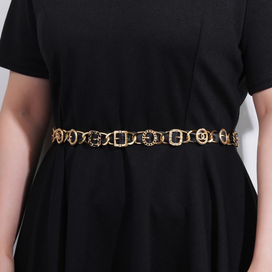 réplica,joyas,joyería,1:1,replica,fake,lujo,barato réplica,joyas,joyería,1:1,replica,fake,lujo,barato Cadena para cintura Chanel, piel de cordero, latón galvanizado, oro de 18 quilates (9415)