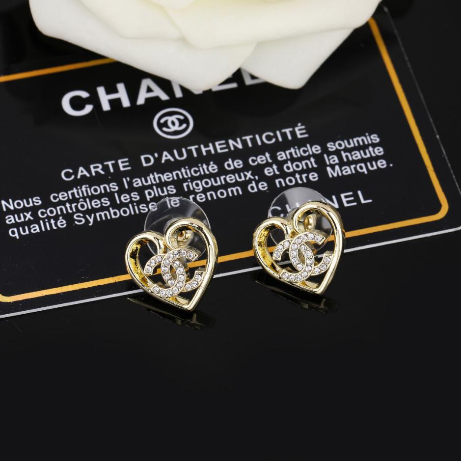 réplica,joyas,joyería,1:1,replica,fake,lujo,barato réplica,joyas,joyería,1:1,replica,fake,lujo,barato Pendientes nuevos Chanel (4EF0)