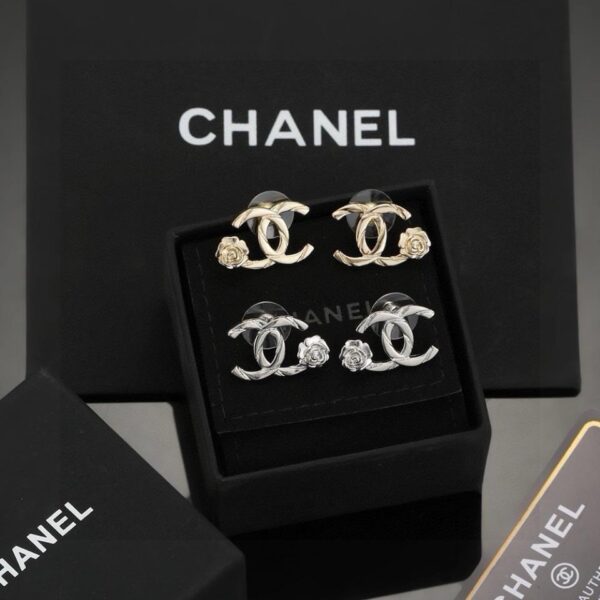 réplica,joyas,joyería,1:1,replica,fake,lujo,barato Aretes exquisitos Chanel Classic CC (C83F)