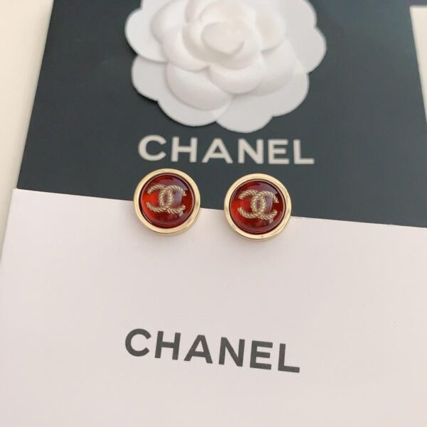 réplica,joyas,joyería,1:1,replica,fake,lujo,barato Pendientes colgantes de cristal nuevos de Chanel (B21C)